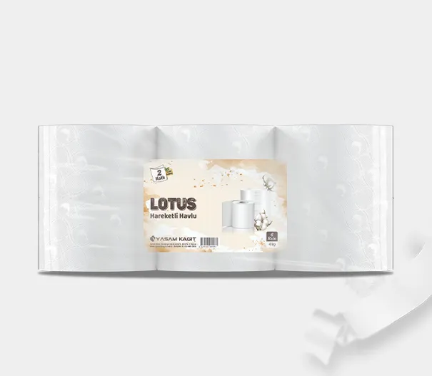 Lotus Hareketli Havlu 6 rulo 4 kg